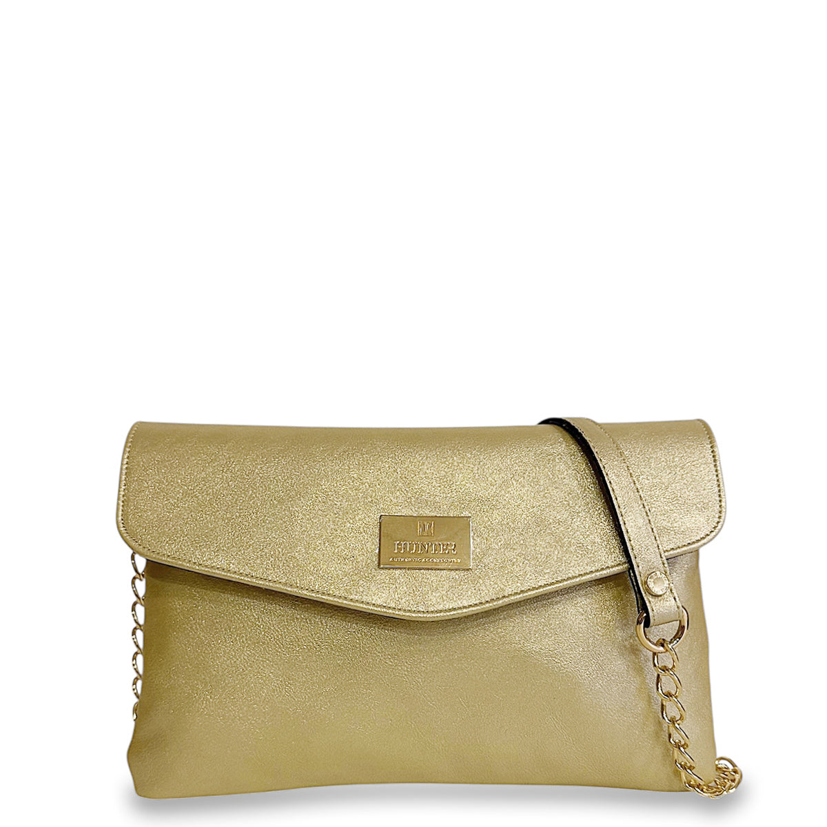 Γυναικεία τσάντα envelope flap Dryon Χρυσό