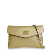 Γυναικεία τσάντα envelope flap Dryon Χρυσό