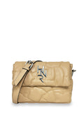 Γυναικεία τσάντα flap Emma Natural