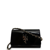 Γυναικεία τσάντα clutch Festive Μαύρο Λουστρίνι
