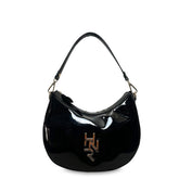 Γυναικεία τσάντα mini hobo Festive Μαύρο Λουστρίνι