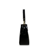 Γυναικεία τσάντα mini hobo Festive Μαύρο Λουστρίνι