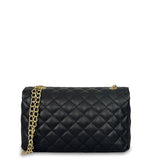 Γυναικεία τσάντα flap Quilted Μαύρο