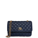 Γυναικεία τσάντα flap Quilted Μπλε