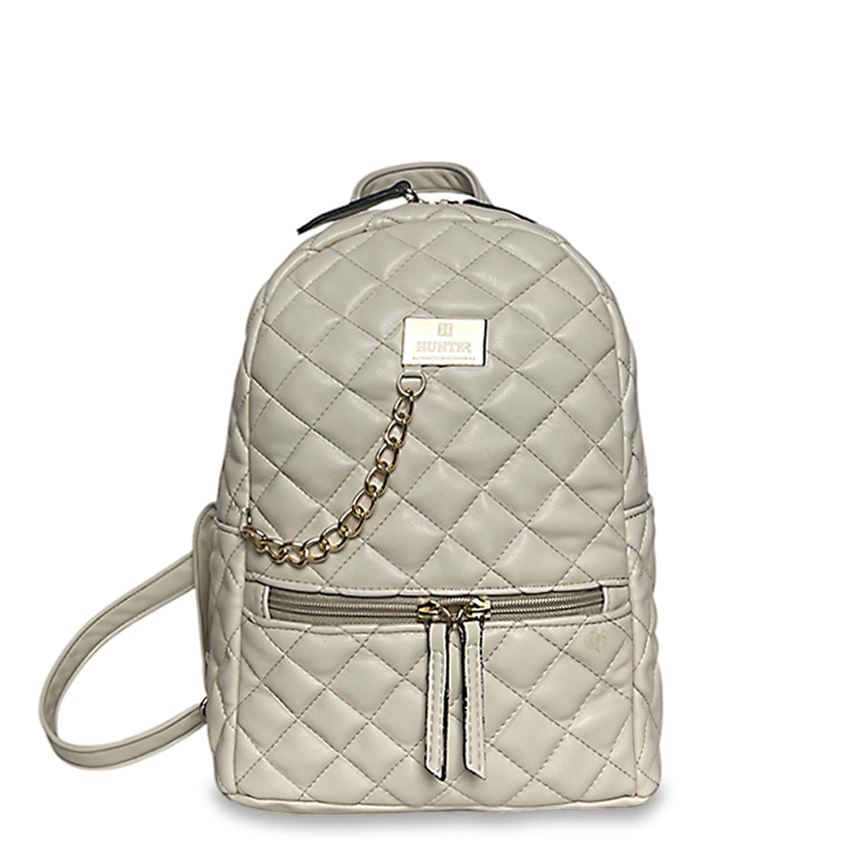 Γυναικεία τσάντα πλάτης middle Quilted Μπεζ
