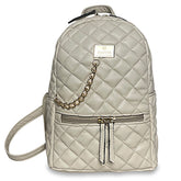 Γυναικεία τσάντα πλάτης maxi Quilted Μπεζ