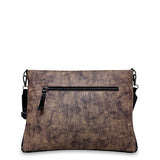 Γυναικεία τσάντα χειρός pouch Coffee Καφέ
