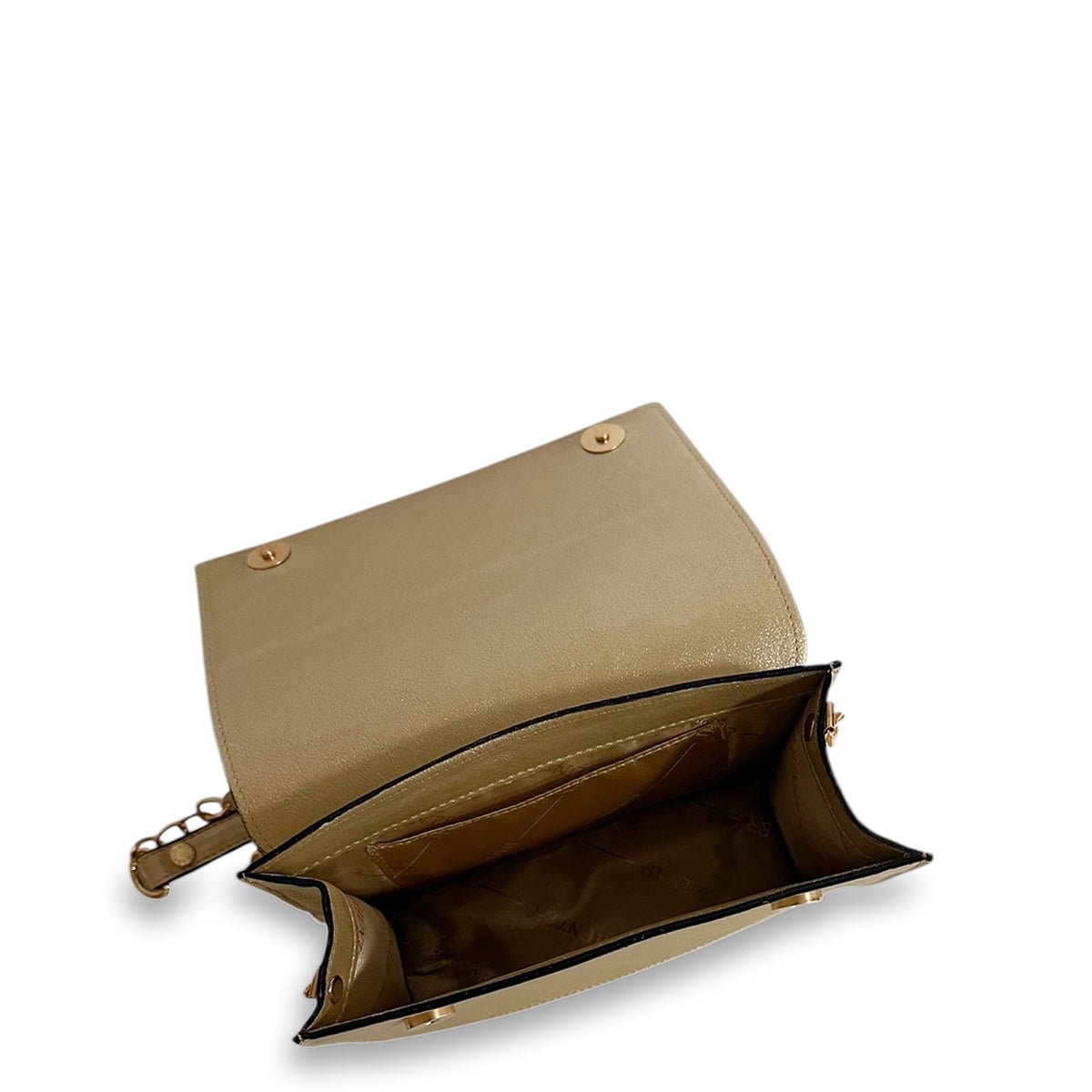 Γυναικεία τσάντα strict mini flap Dryon Χρυσό