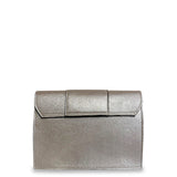 Γυναικεία τσάντα strict mini flap Dryon Ασημί