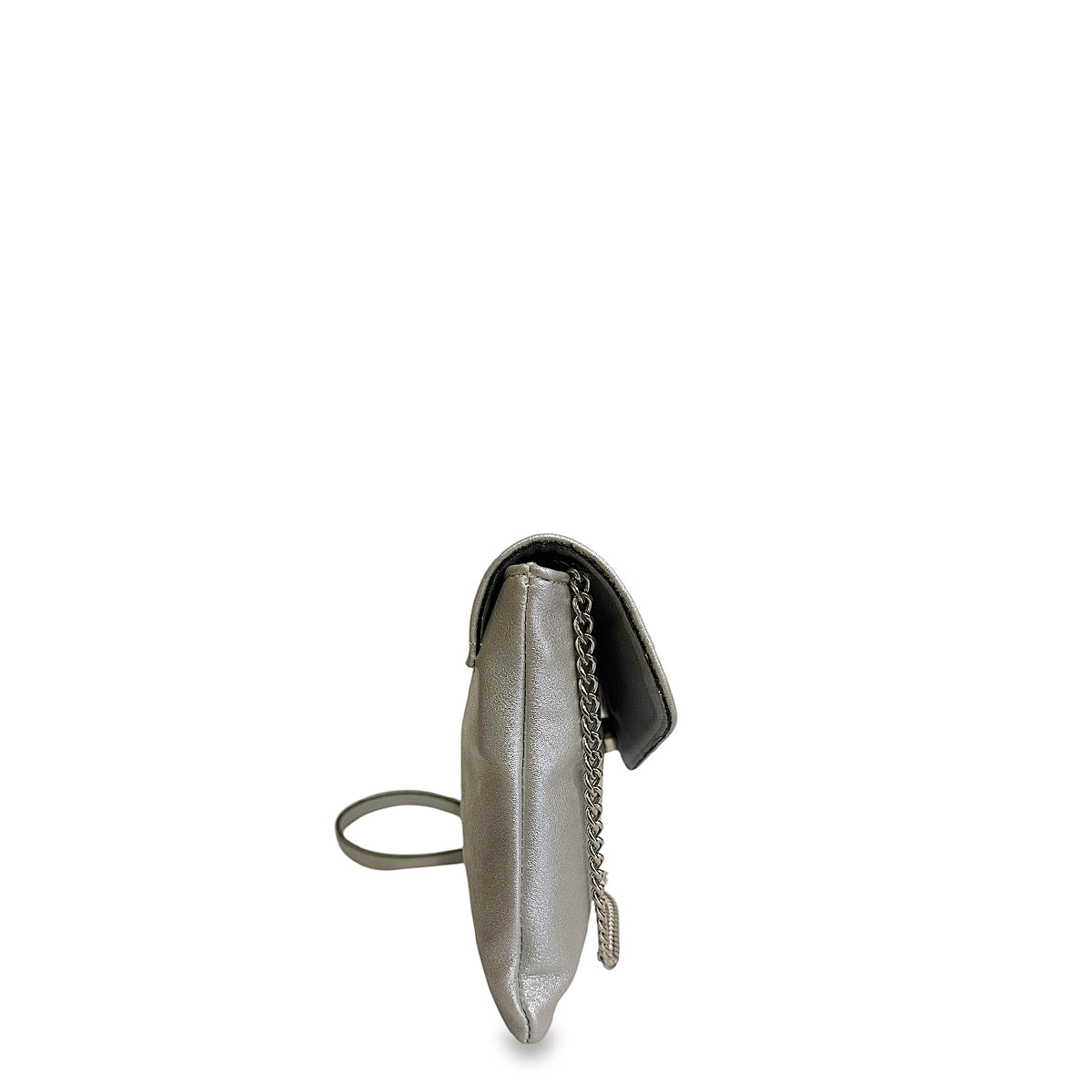 Γυναικεία τσάντα envelope flap Dryon Ασημί