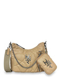 Γυναικεία τσάντα mini hobo Emma Natural