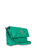 Γυναικεία τσάντα flap Emma Aqua