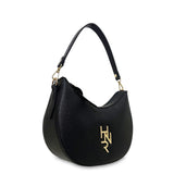 Γυναικεία τσάντα mini hobo Festive Μαύρο