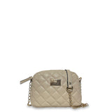 Γυναικεία τσάντα oval Quilted Μπεζ