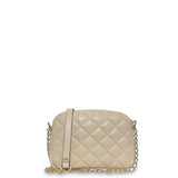 Γυναικεία τσάντα oval Quilted Μπεζ