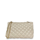 Γυναικεία τσάντα flap Quilted Μπεζ
