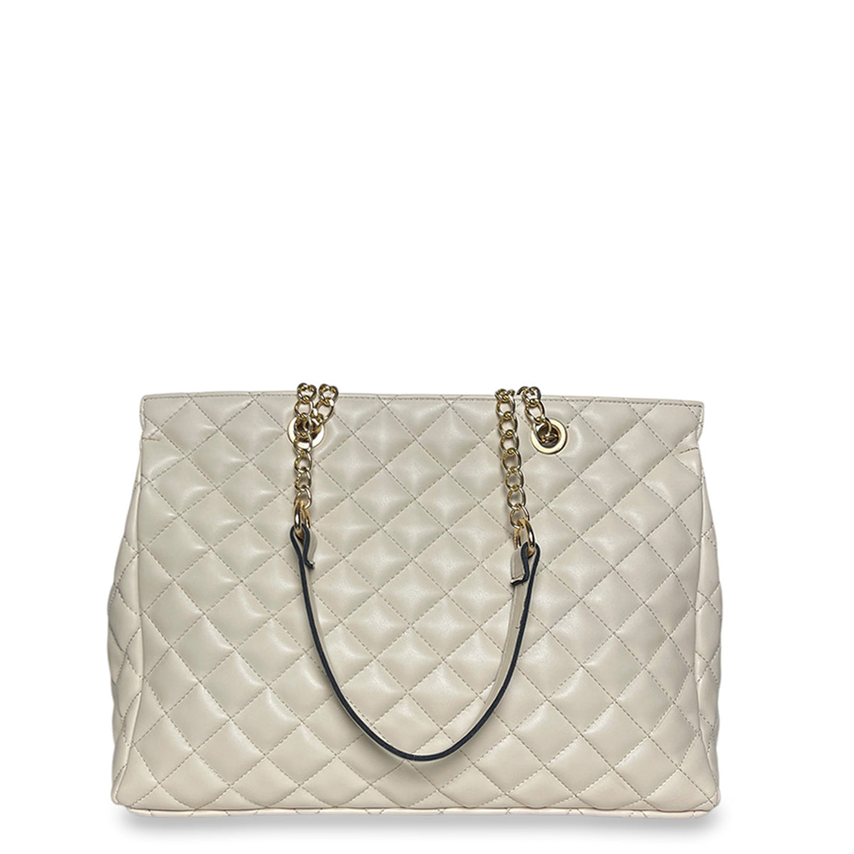 Γυναικεία τσάντα ώμου strict Quilted Μπεζ