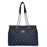 Γυναικεία τσάντα ώμου strict Quilted Μπλε