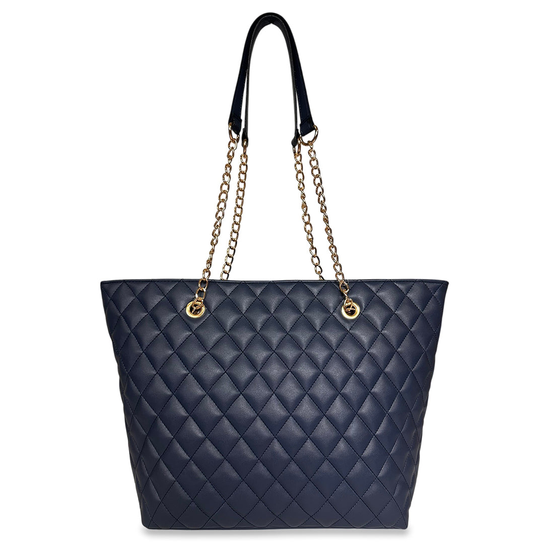 Γυναικεία τσάντα ώμου Quilted Μπλε