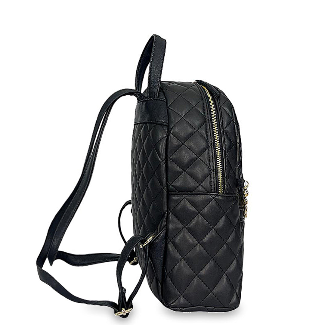 Γυναικεία τσάντα πλάτης middle Quilted Μαύρο
