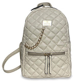 Γυναικεία τσάντα πλάτης maxi Quilted Μπεζ