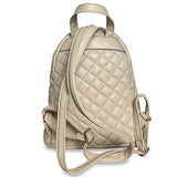Γυναικεία τσάντα πλάτης maxi Quilted Μπεζ