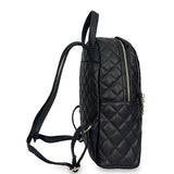 Γυναικεία τσάντα πλάτης maxi Quilted Μαύρο