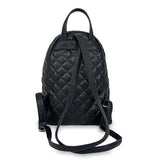 Γυναικεία τσάντα πλάτης maxi Quilted Μαύρο