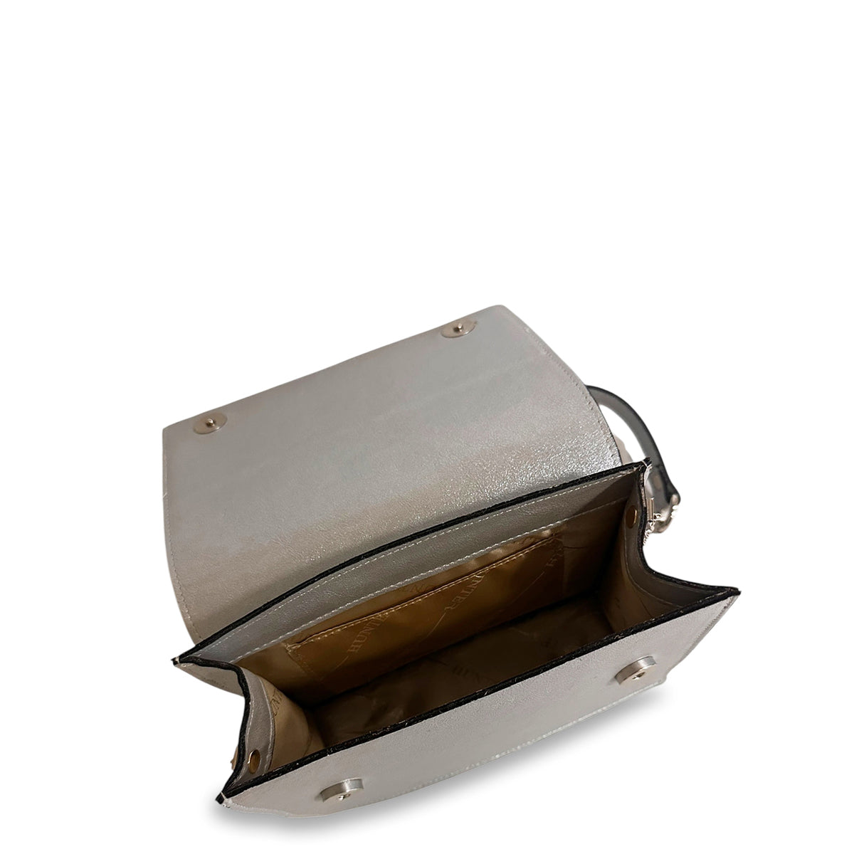 Γυναικεία τσάντα strict mini flap Dryon Ασημί